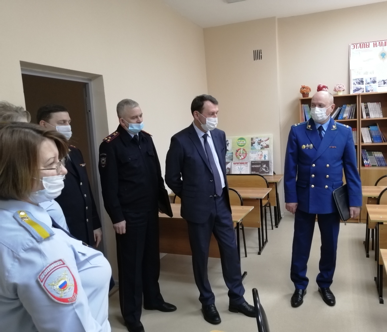 Руководители ведомств системы профилактики посетили закрытое учреждение для несовершеннолетних правонарушителей