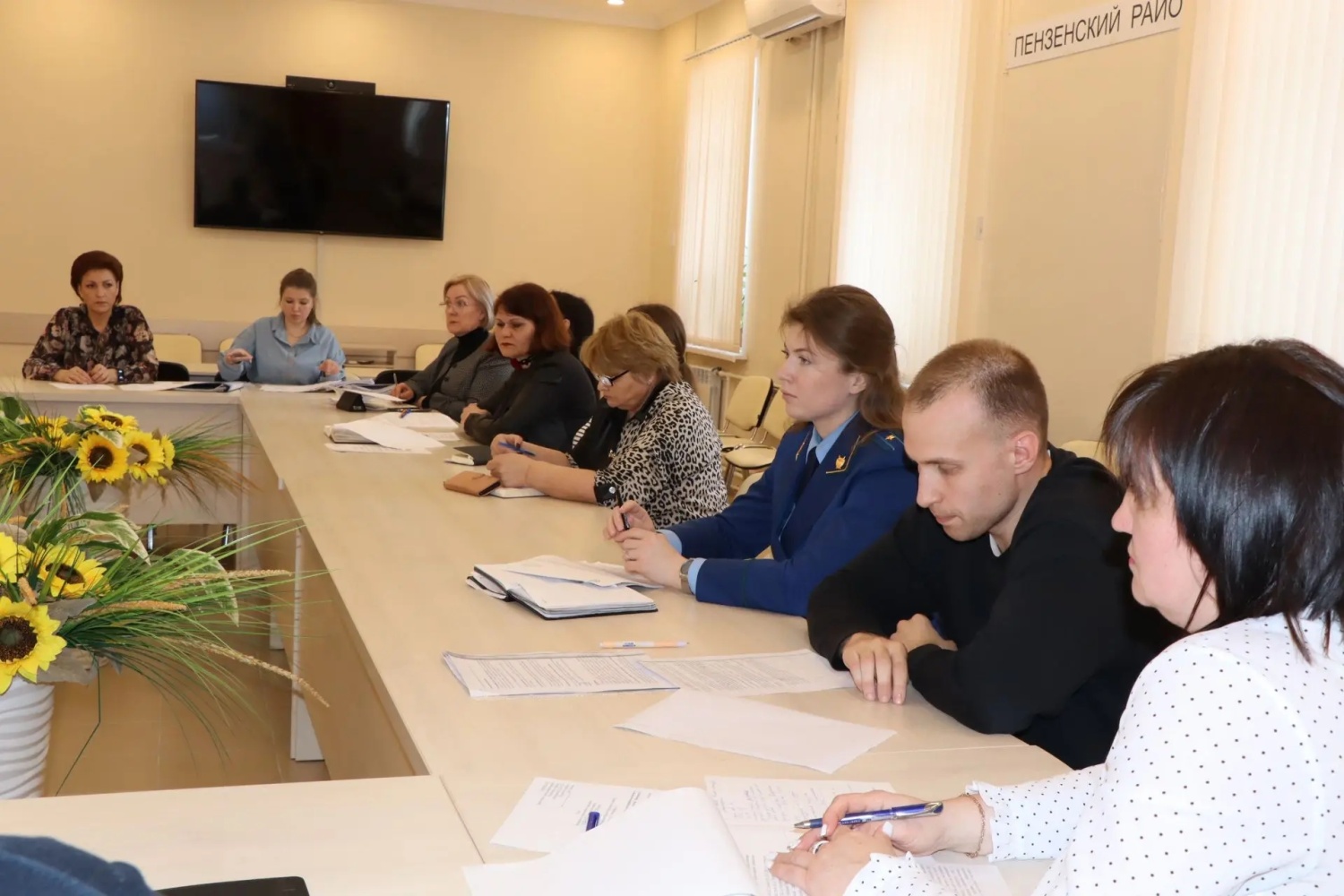 Рабочая группа областной КДН и ЗП оказала методическую помощь комиссии Пензенского района