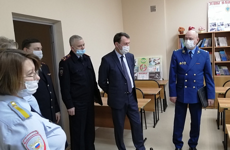 Руководители ведомств системы профилактики посетили закрытое учреждение для несовершеннолетних правонарушителей