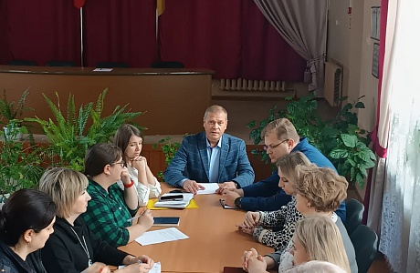 Рабочий выезд в КДН и ЗП Спасского района